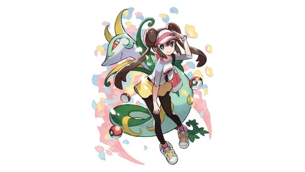 Rosa and Serperior: Spring Adventure - free gaming wallpaper 3840×2160
