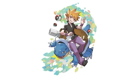 Trainer Blue's Blastoise Adventure - free gaming wallpaper 3840×2160