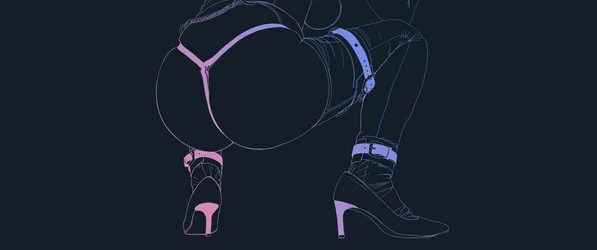 Neon Cyberpunk Girl in VR Headset - free anime wallpaper 4096×1714