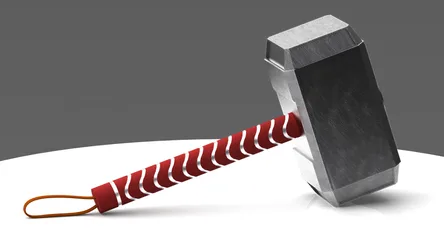 Hammer and Wrapped Handle Against Gray Background - free movies & tv wallpaper 1920×1080