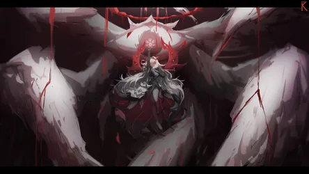 Raiden Shogun's Crimson Throne in Genshin Impact - free wallpaper 3840×2160