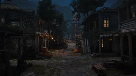Assassin's Creed Black Flag Nightfall Town Street - free gaming wallpaper 2560×1440