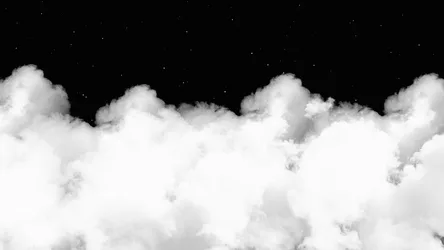 Starlit Clouds in the Night Sky - free dark wallpaper 2560×1440