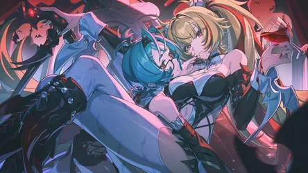 Roxy and Claret Flint of Zenless Zone Zero in Dynamic Action - free anime wallpaper 4382×2465