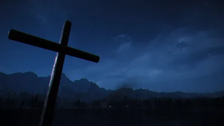 Far Cry 5 Cross at Nightfall - free wallpaper 1920×1080
