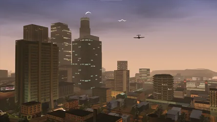 Grand Theft Auto San Andreas Los Santos Downtown Skyline - free gaming wallpaper 1920×1080