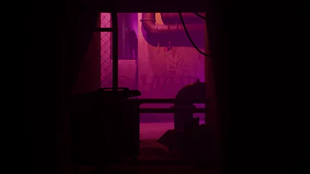 Burning Daylight Neon Room Interior - free wallpaper 1920×1080