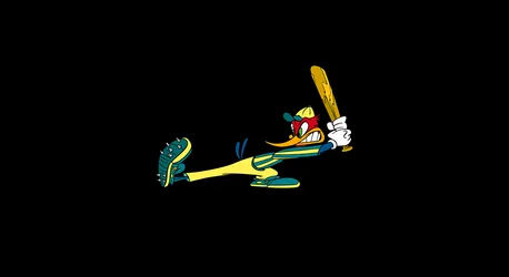 Woody Woodpecker Swinging Baseball Bat - free wallpaper 1980×1080