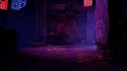 Burning Daylight Cyberpunk Neon Alley - free gaming wallpaper 1920×1080