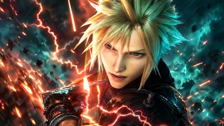 Blonde Spiky-Haired Warrior with Electric Sword - free gaming wallpaper 3840×2160
