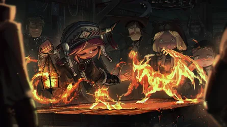Flaming Dragons and Fantasy Warriors in the Darkness - free fantasy wallpaper 2500×1404