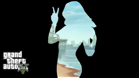 Grand Theft Auto V Peace Sign Cityscape - free gaming wallpaper 2560×1440