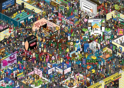 Pop Culture Convention Floor - free gaming wallpaper 3600×2544