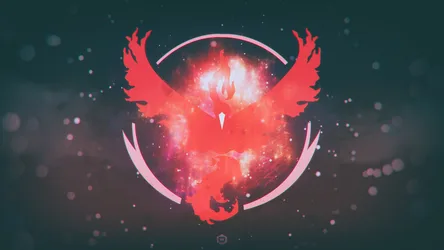 Moltres Pokémon Go Team Valor Flame Bird Abstract - free fantasy wallpaper 3840×2160