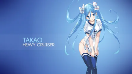 Takao Heavy Cruiser Anime Character Wallpaper - free anime wallpaper 1920×1080