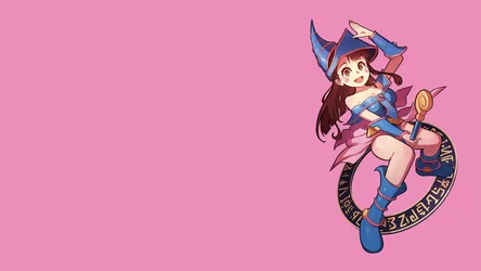 Atsuko Kagari as Dark Magician Girl Crossover - free wallpaper 8000×4500