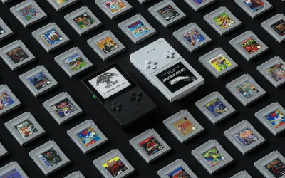 Nintendo Game Boy Classic Collection on Black Display - free gaming wallpaper 5000×3127