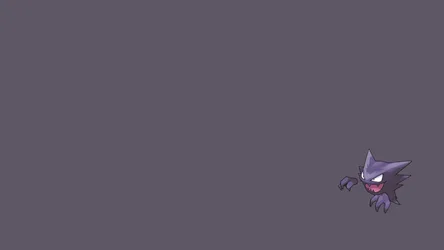 Haunter the Pokémon Ghost with a Mischievous Smile - free gaming wallpaper 7680×4320