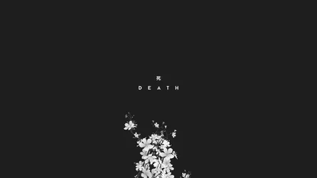 Death and Cherry Blossoms - free dark wallpaper 3840×2160