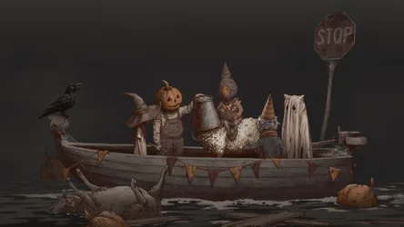Reanimal Halloween Boat Party - free wallpaper 3840×2160