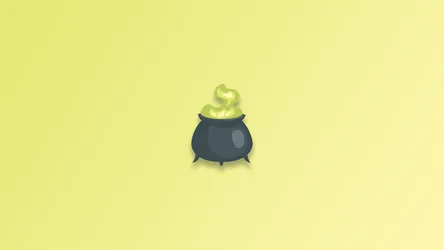 Magical Cauldron Halloween Minimalism - free minimalist wallpaper 1920×1080