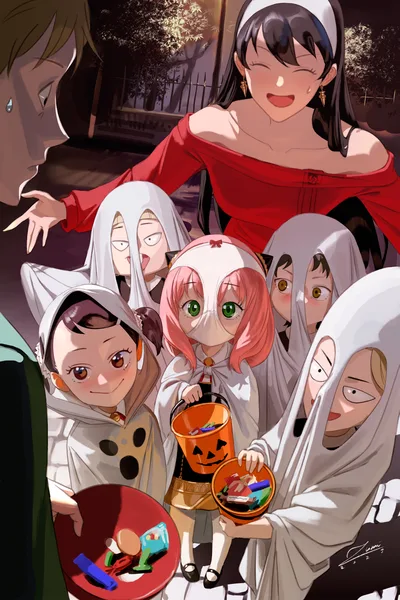 Spy x Family Halloween Trick or Treat - free wallpaper 2339×3508