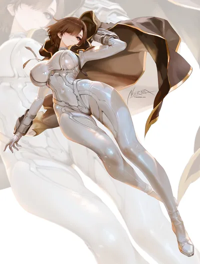 Evie of Stellar Blade in White Bodysuit - free wallpaper 3117×4096