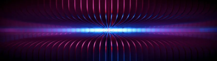 Neon Light Convergence Abstract Digital Art - free wallpaper 7680×2160