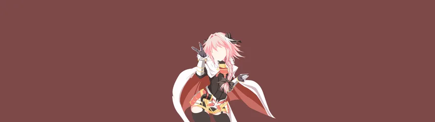 Astolfo from Fate Series in Cape with Peace Sign - free wallpaper 5120×1440
