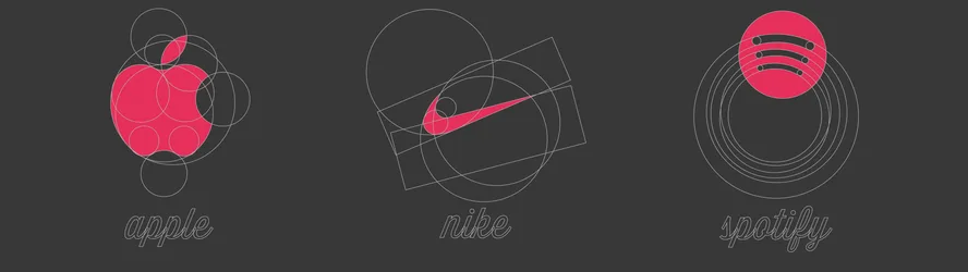 Minimalist Tech Logos Geometric Design - free art & design wallpaper 16000×4500