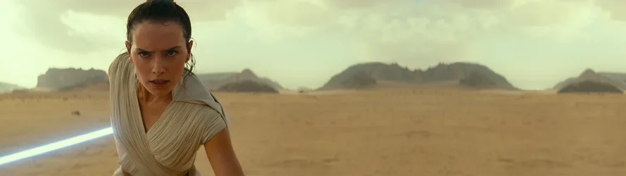 Rey in the Desert - Star Wars - free wallpaper 3840×1080