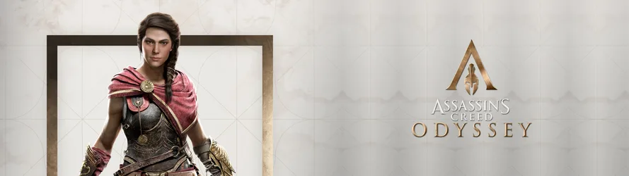 Kassandra of Assassin's Creed Odyssey in Greek Armor - free wallpaper 3840×1080