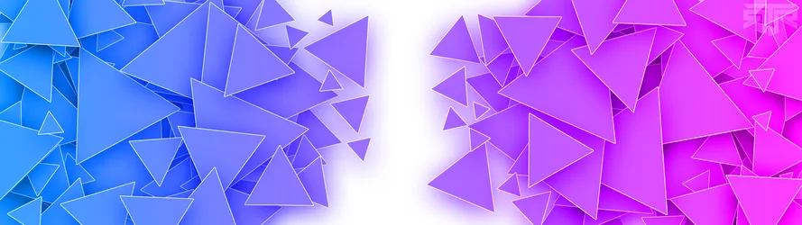 Colorful Abstract Triangles Dual Monitor Wallpaper - free abstract wallpaper 3840×1080