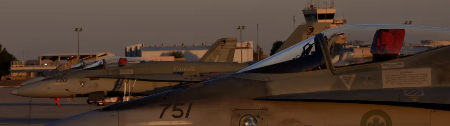 Canadian CF-18 Hornets at Military Base - free cars & vehicles wallpaper 3840×1080