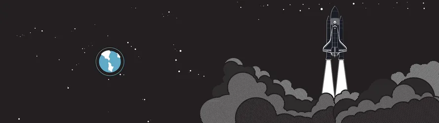 Journey to the Stars: Space Shuttle Launch - free wallpaper 3840×1080