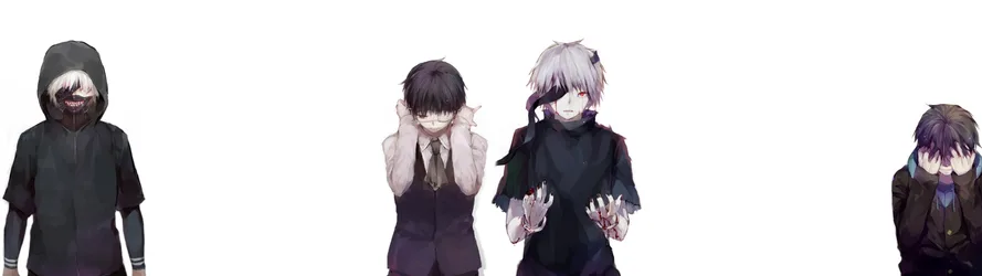 Kaneki Ken Tokyo Ghoul Evolution Anime Character Study - free anime wallpaper 3840×1080