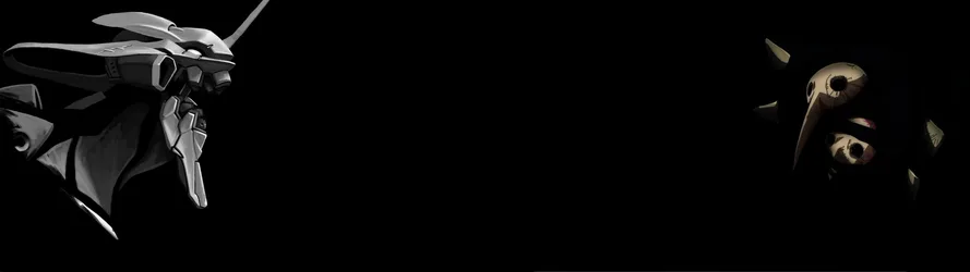 Neon Genesis Evangelion Angels Face Off - free wallpaper 3840×1080