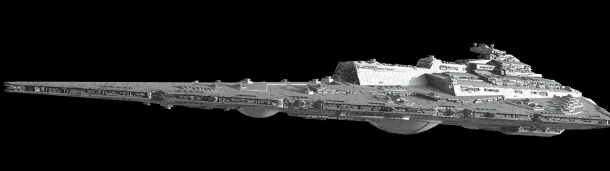 Star Wars Imperial Star Destroyer Schematic View - free wallpaper 3840×1080