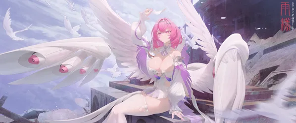 Remielle Dan Zenless Zone Zero Celestial Wings - free wallpaper 2870×1200