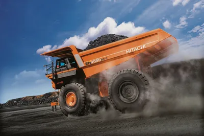 Hitachi EH4000 Dump Truck in Mining Operation - free cars & vehicles wallpaper 3005×2000