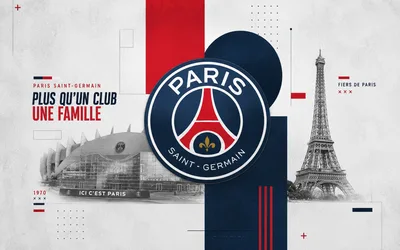 Paris Saint-Germain Club Identity Design Composition - free wallpaper 3840×2400