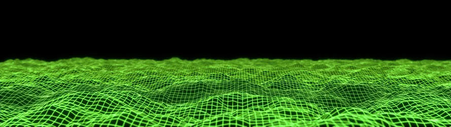 Digital Wave Grid Abstract Geometry - free abstract wallpaper 3840×1080