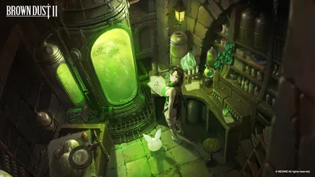 Diana in Brown Dust 2 Laboratory - free gaming wallpaper 3840×2160