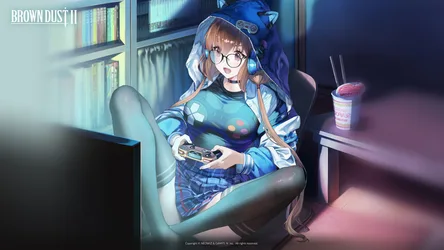 Rafina Gaming in Her Room - free wallpaper 3840×2160