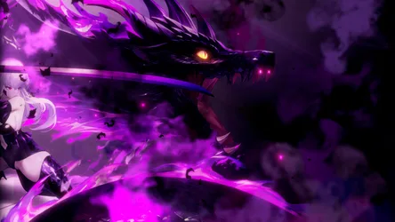 Blade of Brown Dust 2 in Purple Magic Battle - free wallpaper 3840×2160