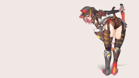 Monster Hunter Cat Girl In Battle Armor - free wallpaper 2560×1440