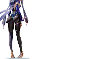 Mona of Genshin Impact in Elegant Attire - free wallpaper 3840×2160
