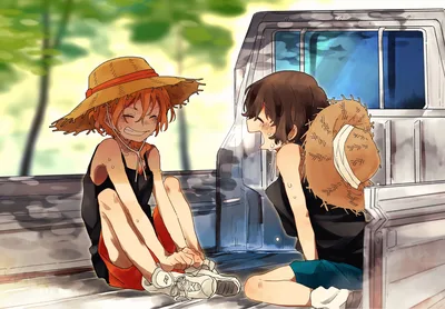 Two Anime Girls Sitting Inside a Vehicle - free anime wallpaper 2196×1528