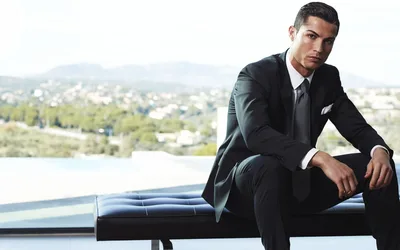 Businessman in Dark Suit Posing on Modern Bench - free people & portraits wallpaper 2880×1800