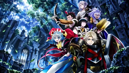 The Exiled Heavy Knight: Multiple Characters in Mystical Ruins - free wallpaper 3840×2160